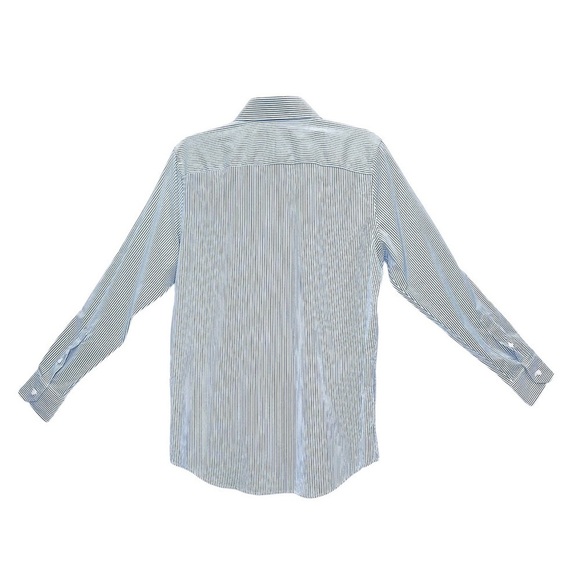 G/Fore Striped Button Down Slim Fit Shirt Men’s Medium Blue & White New NWT - Picture 5 of 10